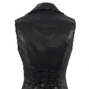 Devil Fashion WT074 Deep V Multi-layer Collar Gothic Vest - US size 12